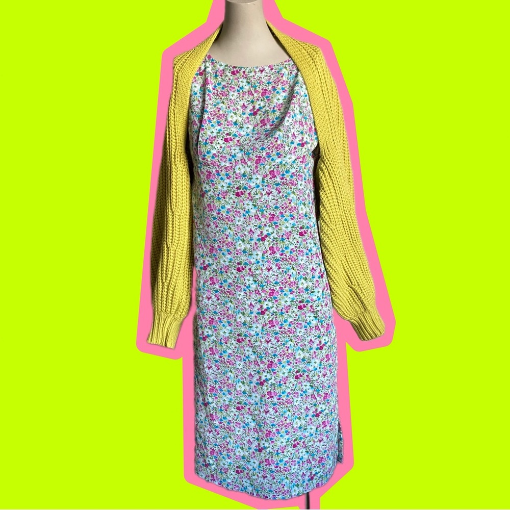 Monster Girl Blue Floral Dress